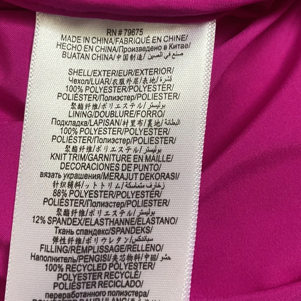Gorgeous BCBGeneration Hooded Puffer Coat in Hot Pink xs extra small new - Picture 9 of 15